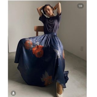 アメリヴィンテージ(Ameri VINTAGE)のAMERI ELLA CIRCULAR SKIRT(ロングスカート)