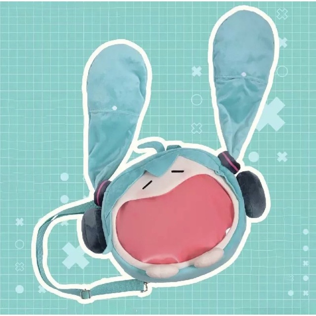 bilibili公式 初音ミクぬいぐるみ痛リュック | monsterdog.com.br