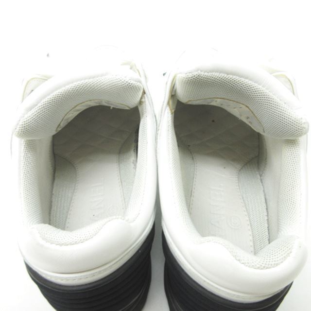 CHANEL(シャネル)のシャネル CHANEL ココマーク バイカラー レザー スニーカー 22.5cm レディースの靴/シューズ(スニーカー)の商品写真