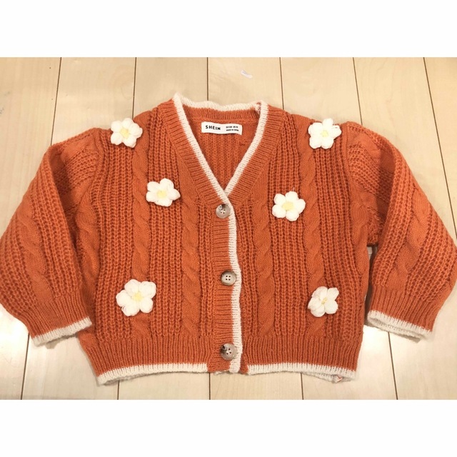 SHEIN カーディガン　5y  110 キッズ/ベビー/マタニティのキッズ服女の子用(90cm~)(カーディガン)の商品写真