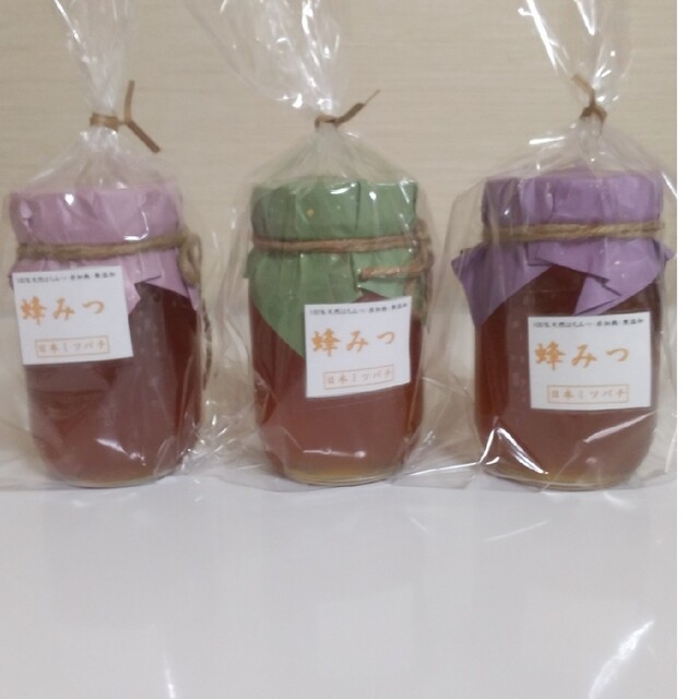 お徳用 日本ミツバチ 蜂蜜(570×3本) 食品/飲料/酒の食品(その他)の商品写真