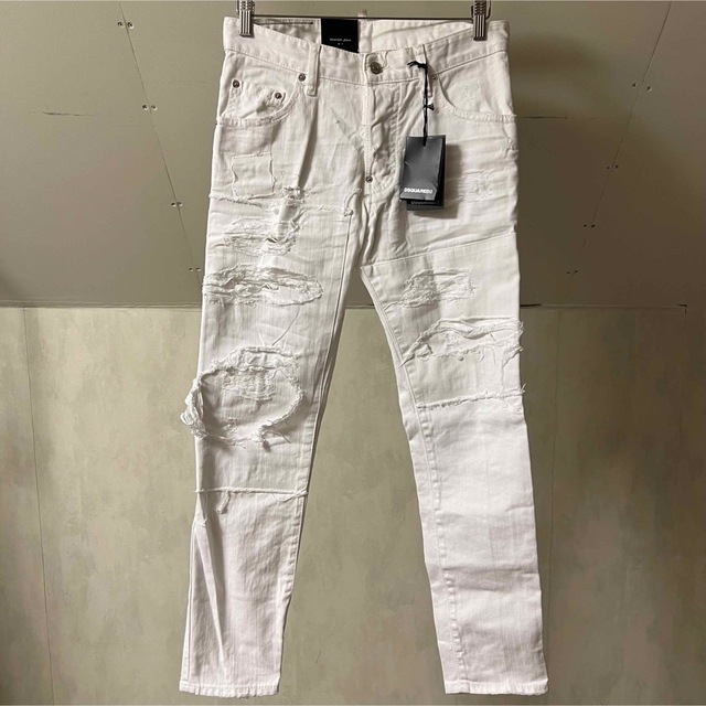 Dsquared ダメージデニム skater size48 balmain - greatriverarts.com