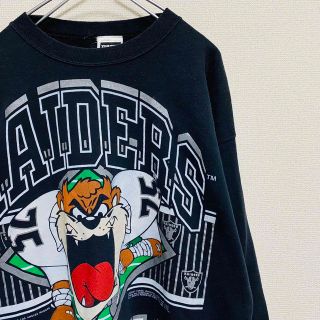 アートヴィンテージ(ART VINTAGE)の激レア　92年製　NFL RAIDERS タズマニアンデビル スウェット(スウェット)