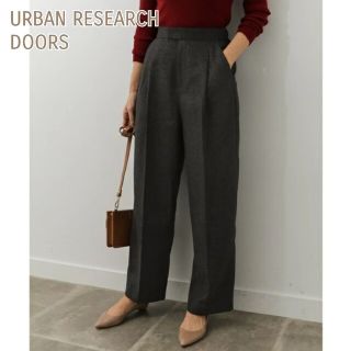 アーバンリサーチドアーズ(URBAN RESEARCH DOORS)のアーバンリサーチ ドアーズ  グレンチェックトラウザー S  チャコール(カジュアルパンツ)