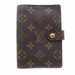 ルイヴィトン(LOUIS VUITTON)のルイヴィトン モノグラム アジェンダ PM 手帳 ケース カバー 6穴式 茶(その他)