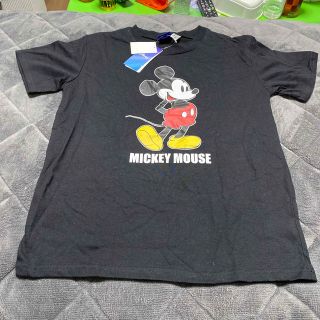 ディズニー(Disney)のミッキー 黒Tシャツ　ディズニー　(Tシャツ/カットソー)