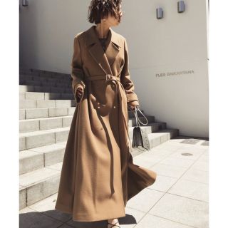 アメリヴィンテージ(Ameri VINTAGE)のAMERI BELT FLARE LONG COAT(ロングコート)