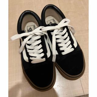 ヴァンズ(VANS)のVANS バンズ オールドスクール 黒 茶 22センチ(スニーカー)