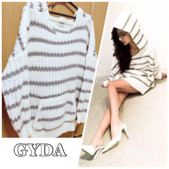 GYDA(ジェイダ)のビッグフードニット♡ レディースのトップス(ニット/セーター)の商品写真