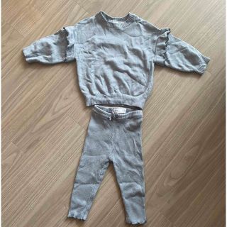 ザラキッズ(ZARA KIDS)のZARA baby オーバーロック ニット メロウ(ニット/セーター)