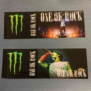 ワンオクロック(ONE OK ROCK)の【マリン　様　専用】モンスター　ONE OK ROCKコラボステッカー2枚(その他)