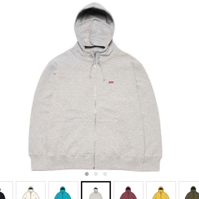 Supreme Zip Up Hooded Sweatshirt Mサイズ