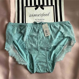 エメフィール(aimer feel)の新品　aimerfeel フルバックショーツ　L メロン　グリーン　可愛い　(ショーツ)