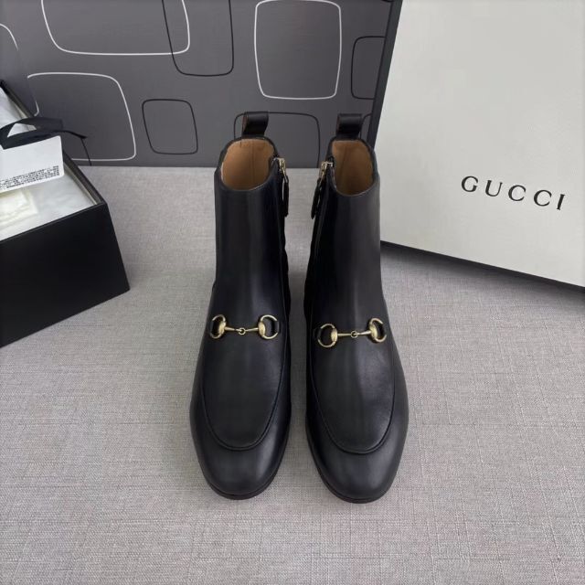 ブランド通販 GUCCI ショートブーツ ホースビット - www