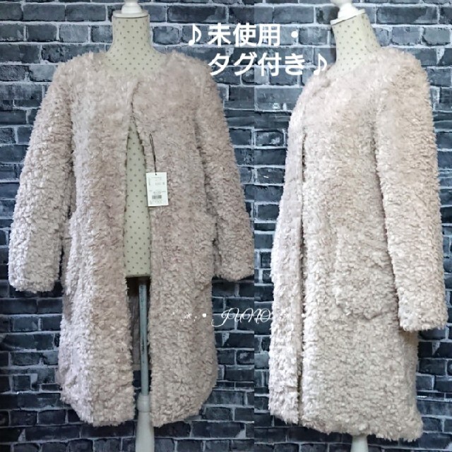 新品タグ付EMODA♡ファーケープ