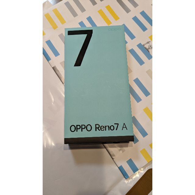 【新品】オッポ OPPO Reno7 A スターリーブラック(開封済)