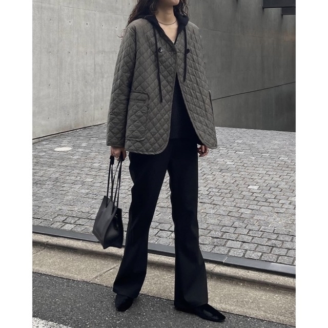 CLANE(クラネ)のクラネ正規品！新品紙タグ付き★QUILTING NO COLLAR JACKET レディースのジャケット/アウター(Gジャン/デニムジャケット)の商品写真