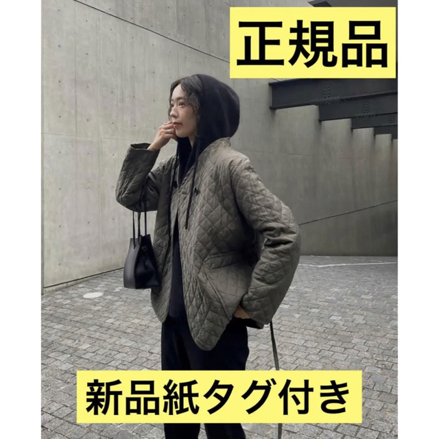 CLANE(クラネ)のクラネ正規品！新品紙タグ付き★QUILTING NO COLLAR JACKET レディースのジャケット/アウター(Gジャン/デニムジャケット)の商品写真