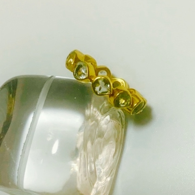 インドジュエリー ブルートパーズ フルエタニティ リング #9.5 レディースのアクセサリー(リング(指輪))の商品写真