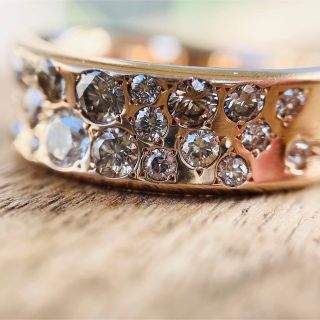 life様専用【カシケイ】メランジェ リング 1.00ct ブラウン ...