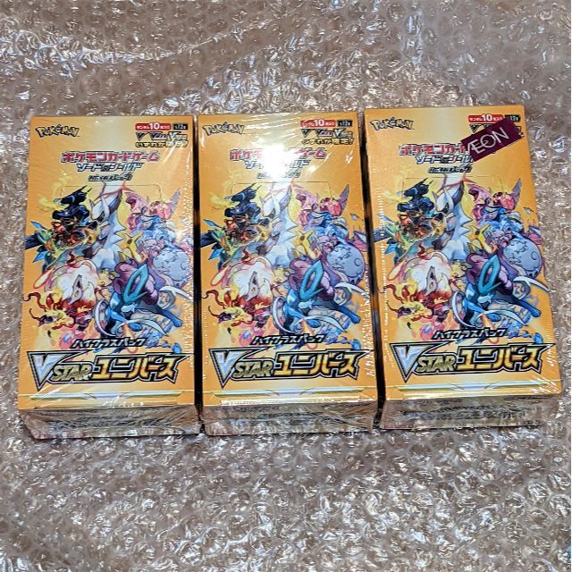 新品未開封 ポケモンカード VSTARユニバース 3BOX シュリンクつき