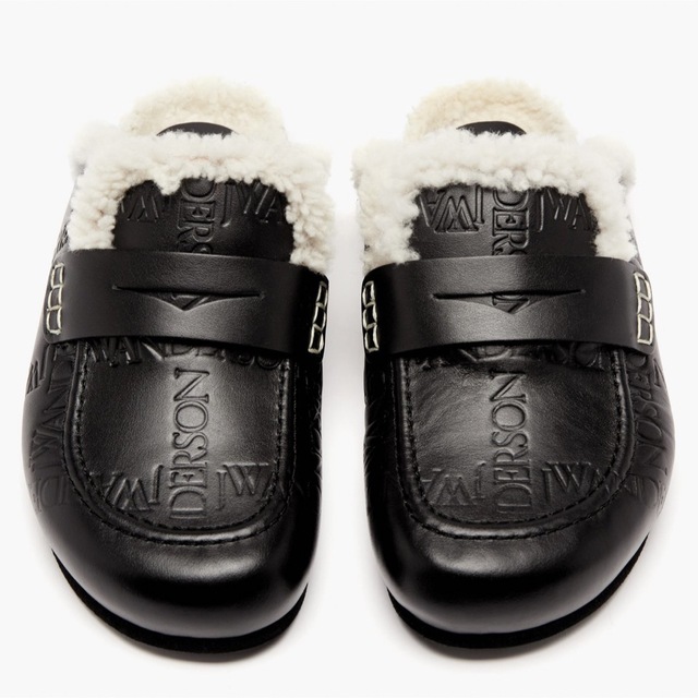 J.W.ANDERSON - JW ANDERSON レザーバックレスローファーの通販 by