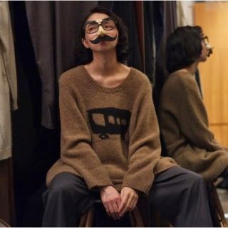 ヨウジヤマモト(Yohji Yamamoto)のka na ta bus knit バスニット(ニット/セーター)