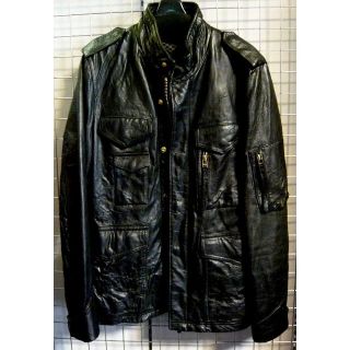 JUN MEN Jline ジュンメン レザージャケット 羊革 美品 www ...