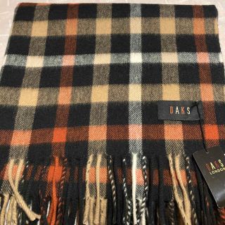 ダックス(DAKS)のDAKS ダックス　ストール　ひざ掛け　ラムウール　チェック　新品未使用(マフラー/ショール)