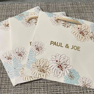 ポールアンドジョー(PAUL & JOE)のショッパー3枚セット　ポール&ジョー新品　プレゼントにも！(ショップ袋)