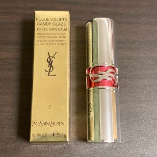 イヴサンローランボーテ(Yves Saint Laurent Beaute)のYSL リップ ルージュ ヴォリュプテ キャンディグレーズ  #2 ヘルシー グ(口紅)