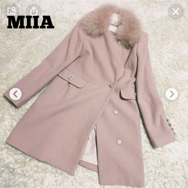 美品 フォックスファー コート ベージュ | フリマアプリ ラクマ