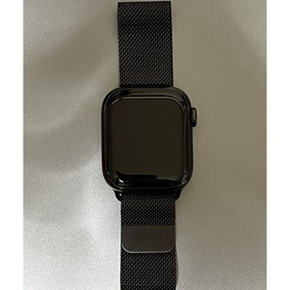 アップル(Apple)のApple watch 7 41mm ステンレス　グラファイト(腕時計(デジタル))