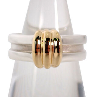 ティファニー(Tiffany & Co.)のティファニー 925/750 グルーブド リング 13号[g939-29](リング(指輪))