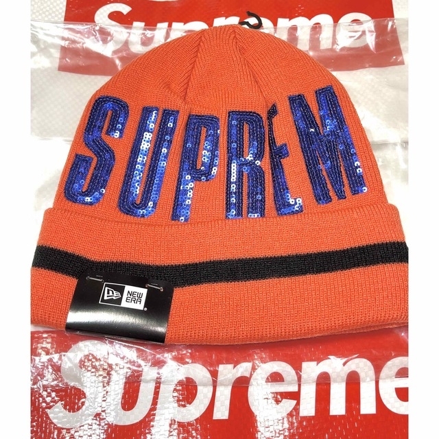 【新品】Supreme シュプリーム New Era Sequin Beanie