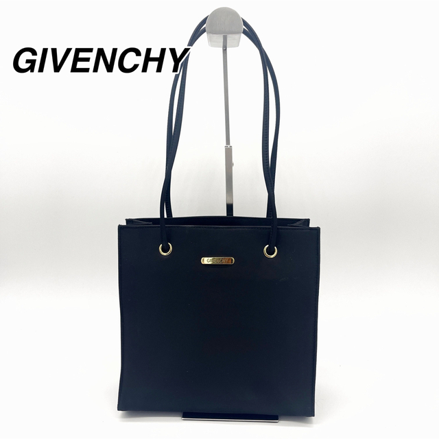 GIVENCHY(ジバンシィ)の極美品　ジバンシー　トートバッグ　ナイロン　ロゴ金具　ブラック　肩掛け メンズのバッグ(トートバッグ)の商品写真