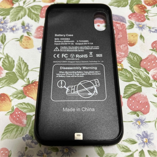 Apple(アップル)のiPhone X silver 64GB simフリー スマホ/家電/カメラのスマートフォン/携帯電話(スマートフォン本体)の商品写真