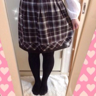 パターンフィオナ(PATTERN fiona)のPATTERN♡チェックスカート(ひざ丈スカート)