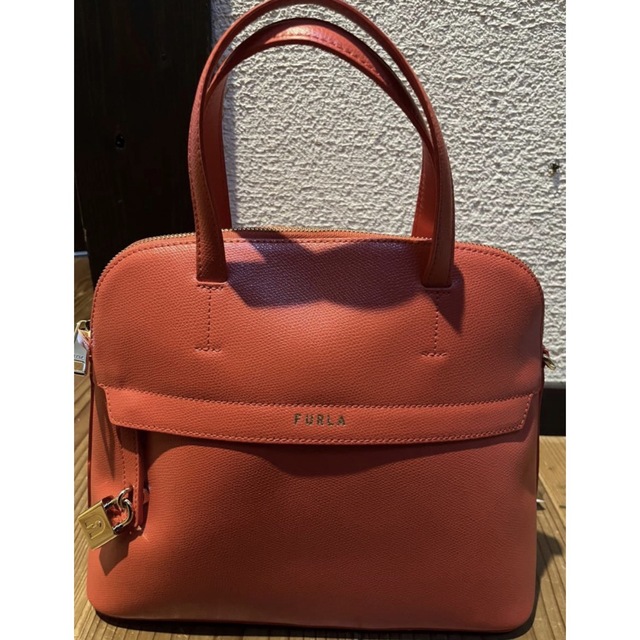 新品　即発送　FURLA フルラ ハンドバッグ パイパー バレリーナ ダリア