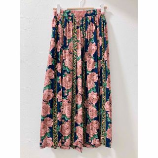 クレイミー(Crayme,)の【未使用】crayme Vintage flower skirt(ロングスカート)