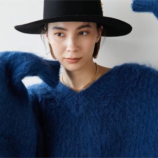 長谷川京子さんコラボ】モヘヤプルオーバー