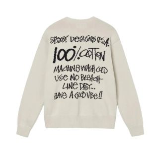 ステューシー(STUSSY)のstussy 22FW Care Label Sweater Natural(ニット/セーター)