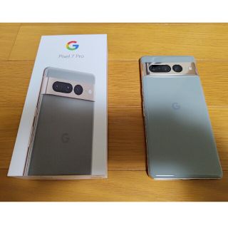 値下げ 美品 Pixel7pro 128GB hazel SIMフリー