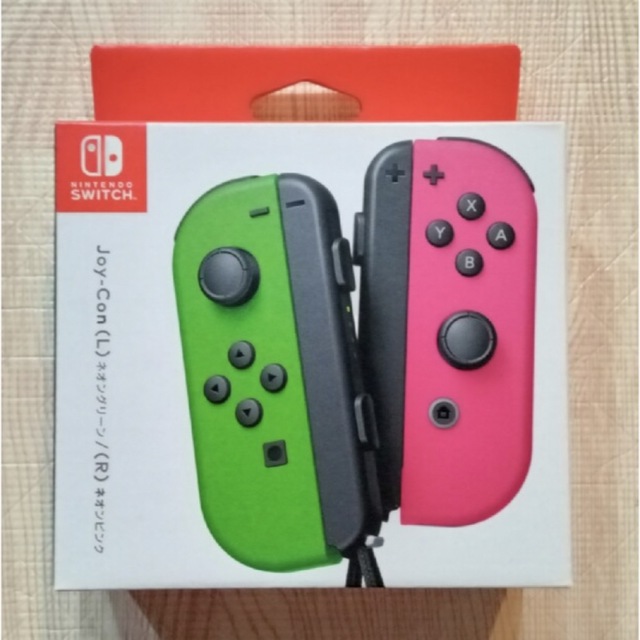 ゲームソフト/ゲーム機本体12月購入　Joy-Con(L) ネオングリーン/(R) ネオンピンク