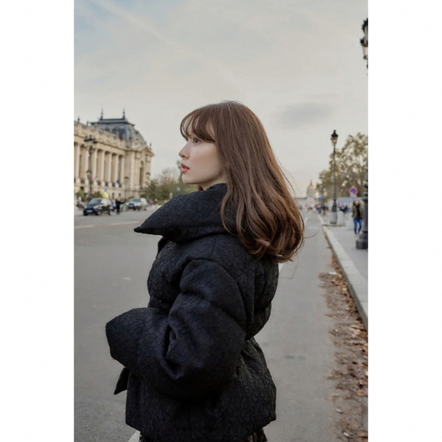 herlipto♡Lace Shell Belted Down Jacket S ジャケット/アウター