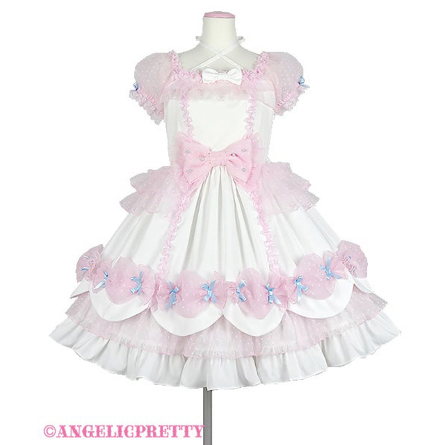 Angelic Pretty(アンジェリックプリティー)のCandy Fairyワンピース レディースのワンピース(ひざ丈ワンピース)の商品写真