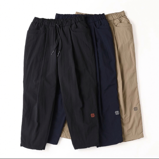 see see nylon fleece wide tapered pantsのサムネイル