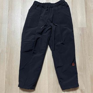 1LDK SELECT - see see nylon fleece wide tapered pantsの通販 by