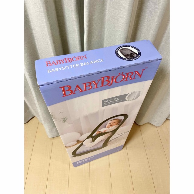 美品 ベビービョルン babybjorn バウンサー メッシュ ブラック