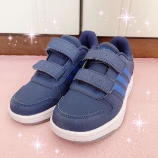 アディダス(adidas)の☆adidasアディダス☆キッズ スニーカー☆20cm新品ネイビーブルー(スニーカー)